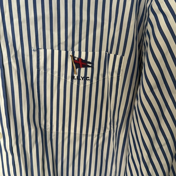 Ralph Lauren Striped Flag Button Down, Size XXL - Picture 2 of 8